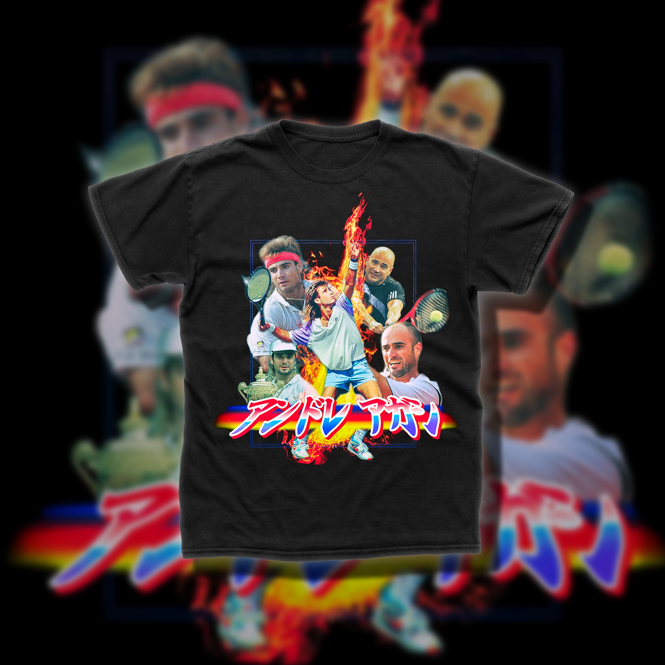 Andre Agassi - Fire Serve